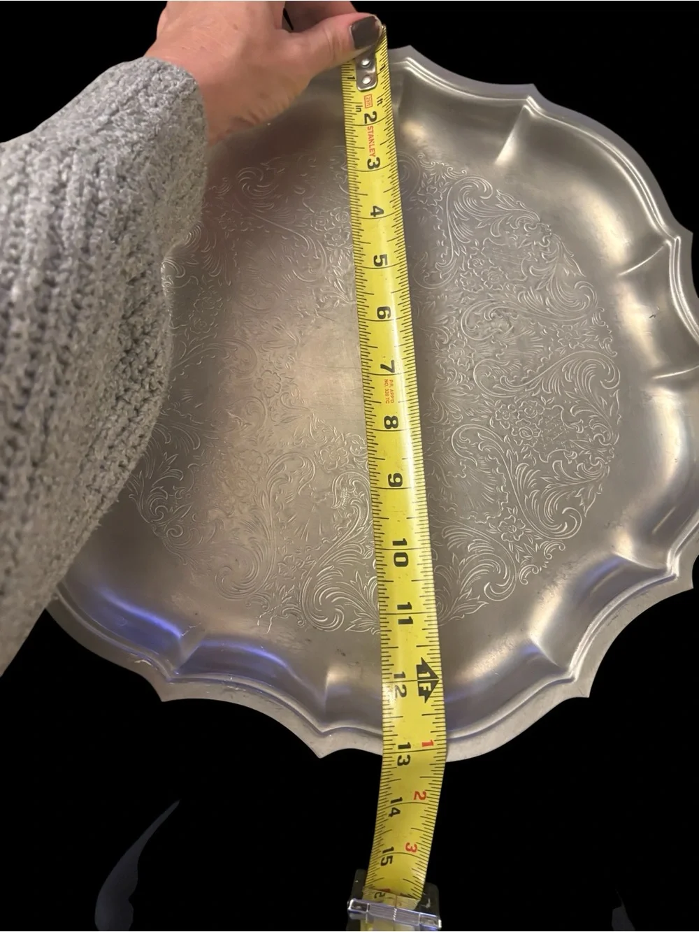 Unbranded vintage silver‑tone